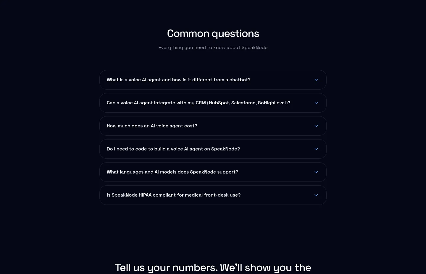 speaknode.com — FAQ