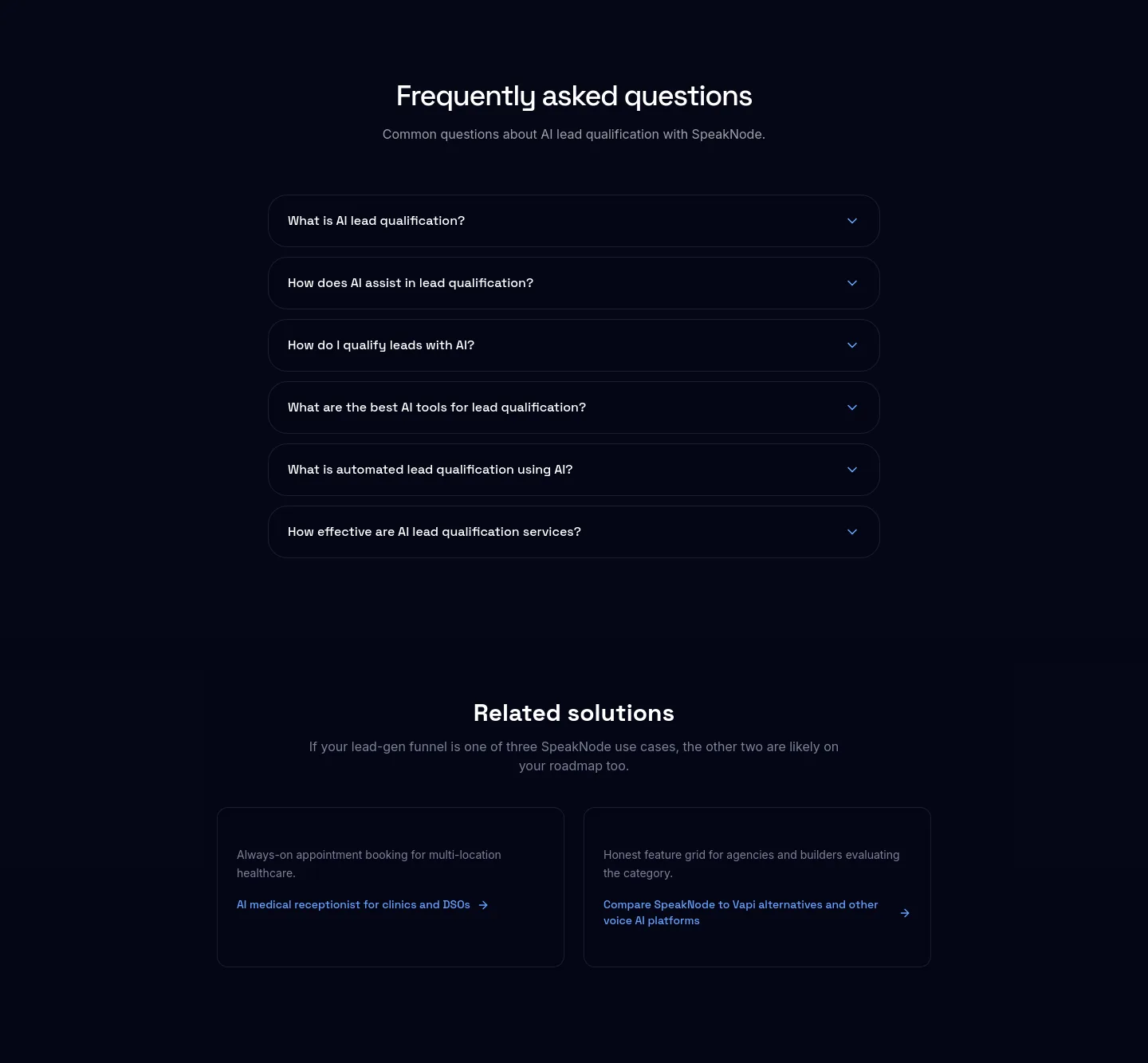 speaknode.com FAQ section