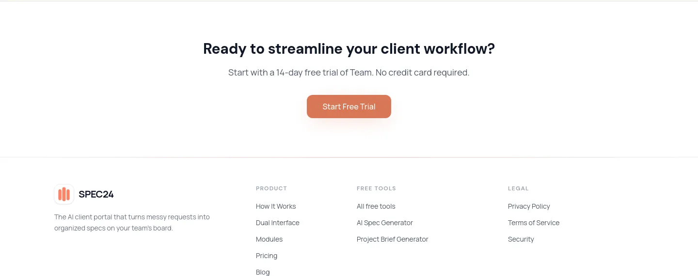 spec24.dev — CTA