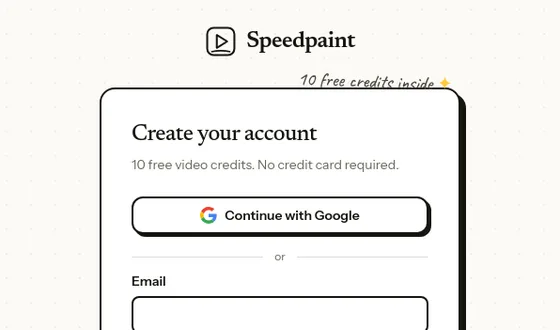 No credit card element from speedpaint.io