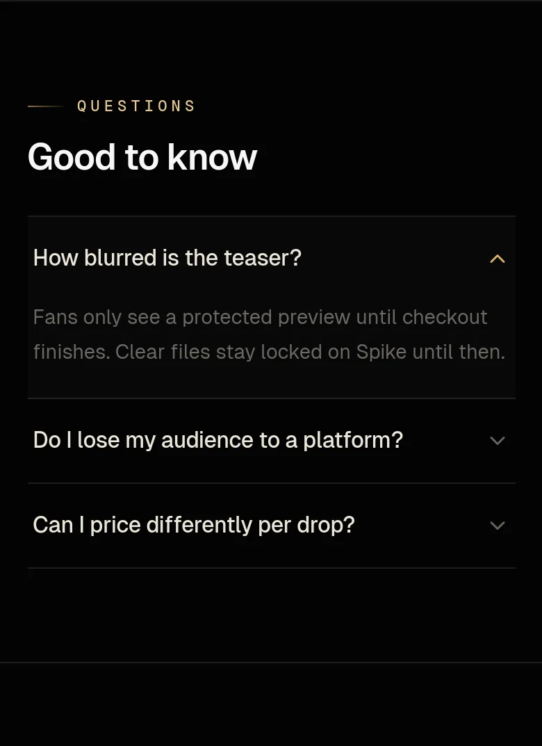 spike.zip — FAQ