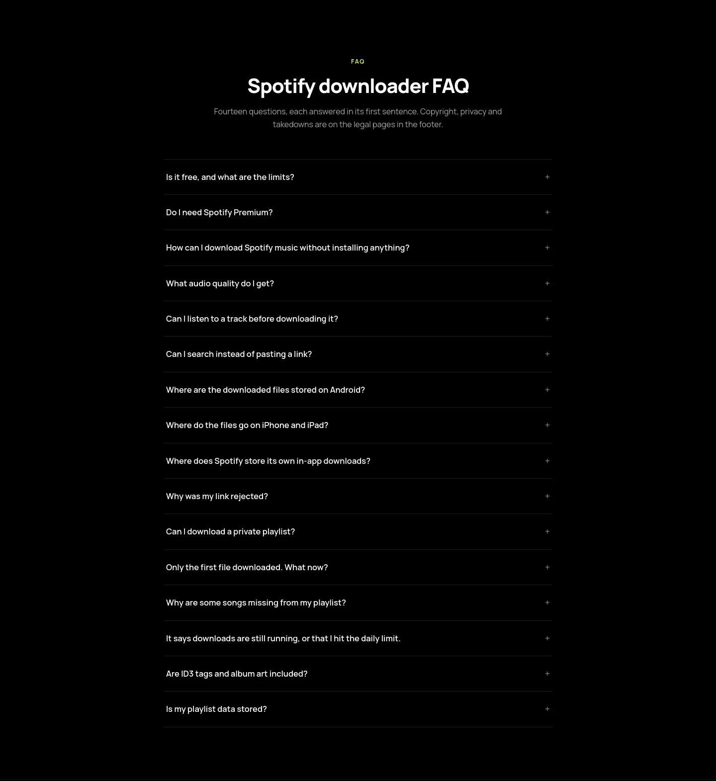 spotmp3.net — FAQ