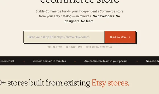 No credit card element from stablecommerce.ai