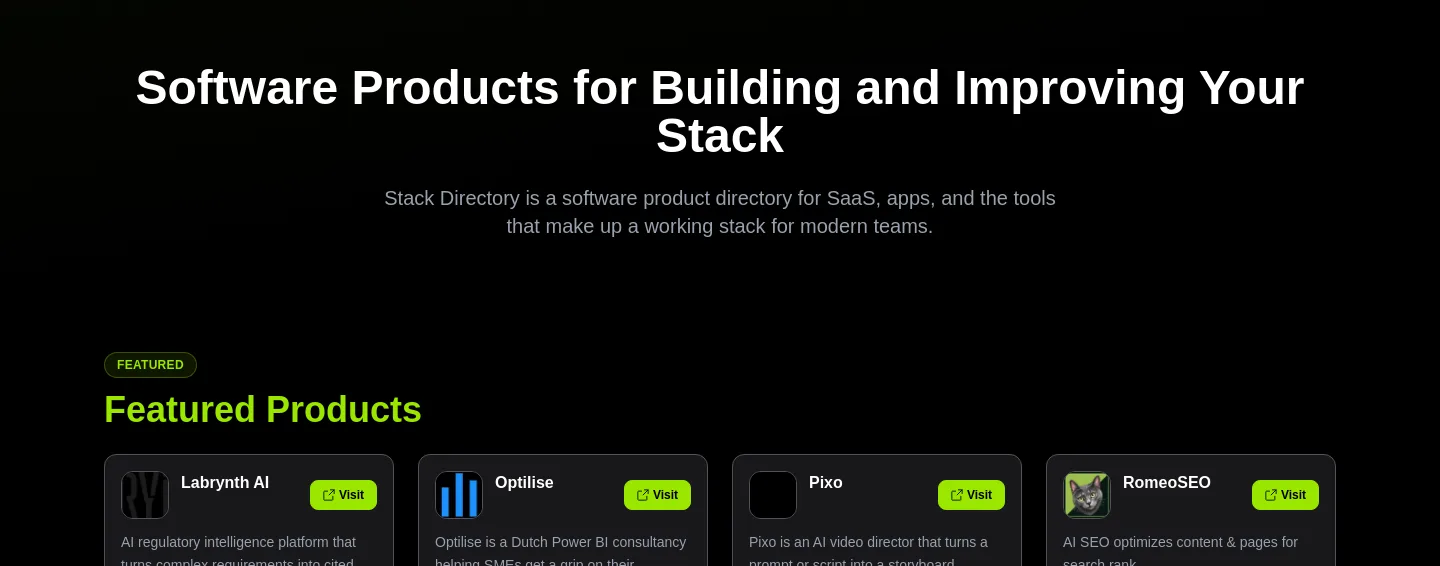 stackdirectory.com — Hero