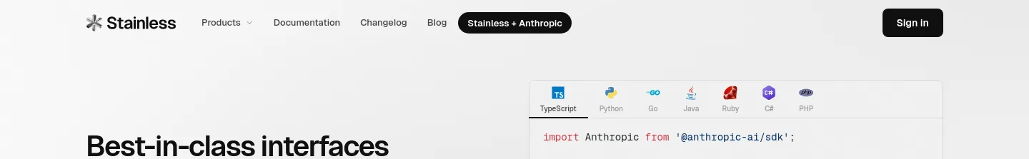 stainless.com — a measured funnel