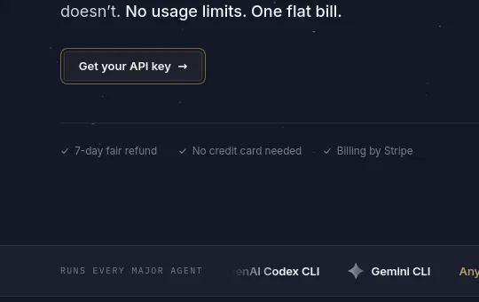 No credit card element from standardcompute.com