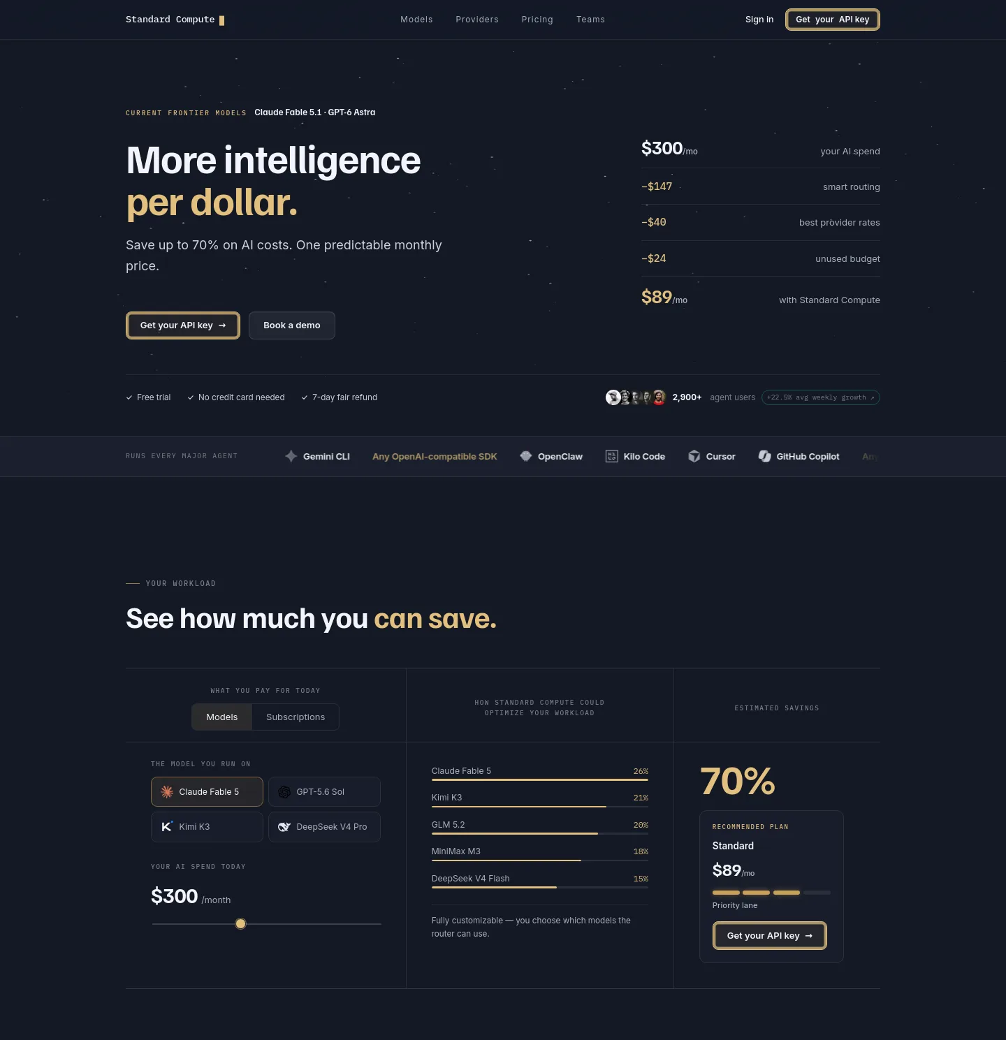 standardcompute.com — The Pricing Page
