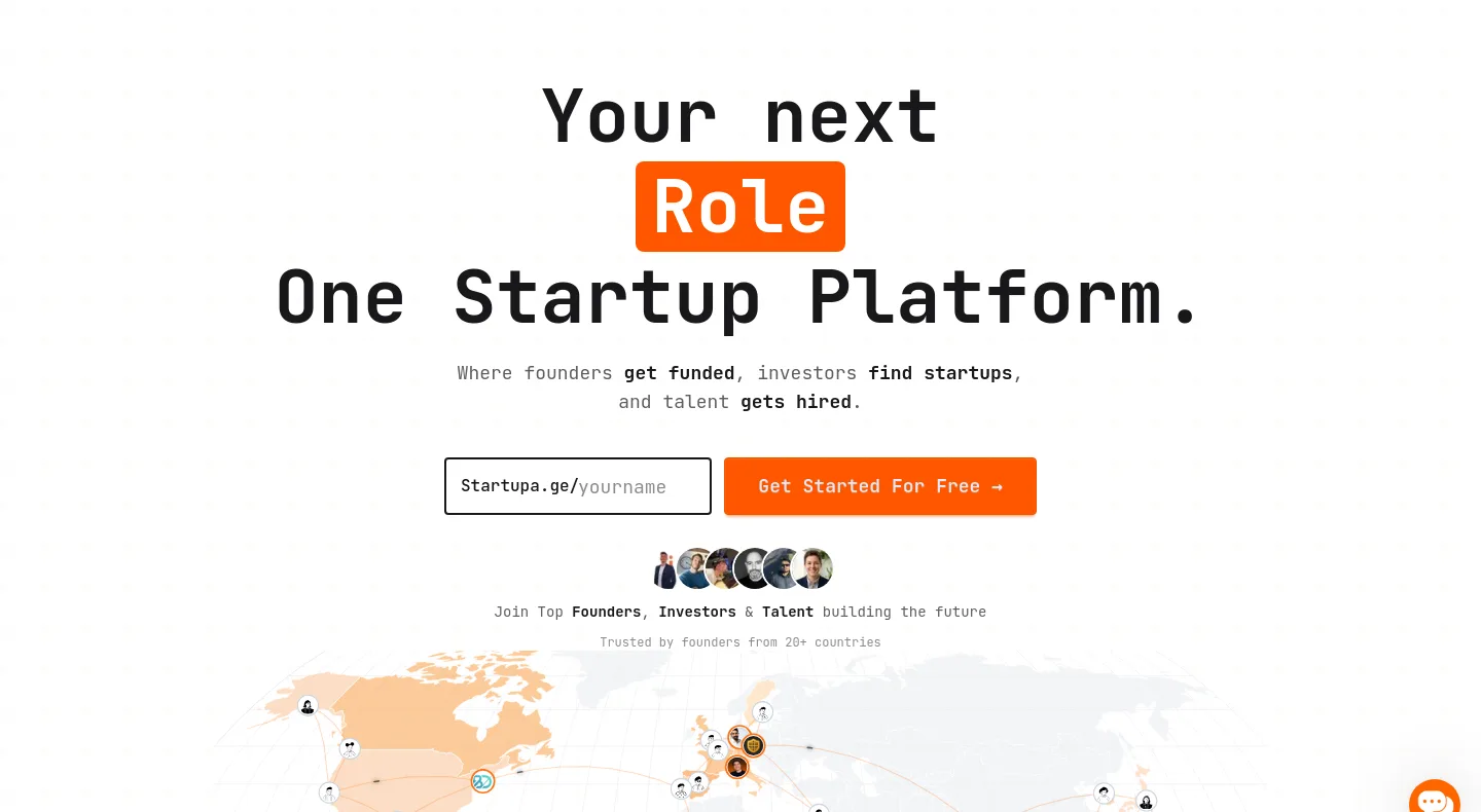 startupa.ge — Hero