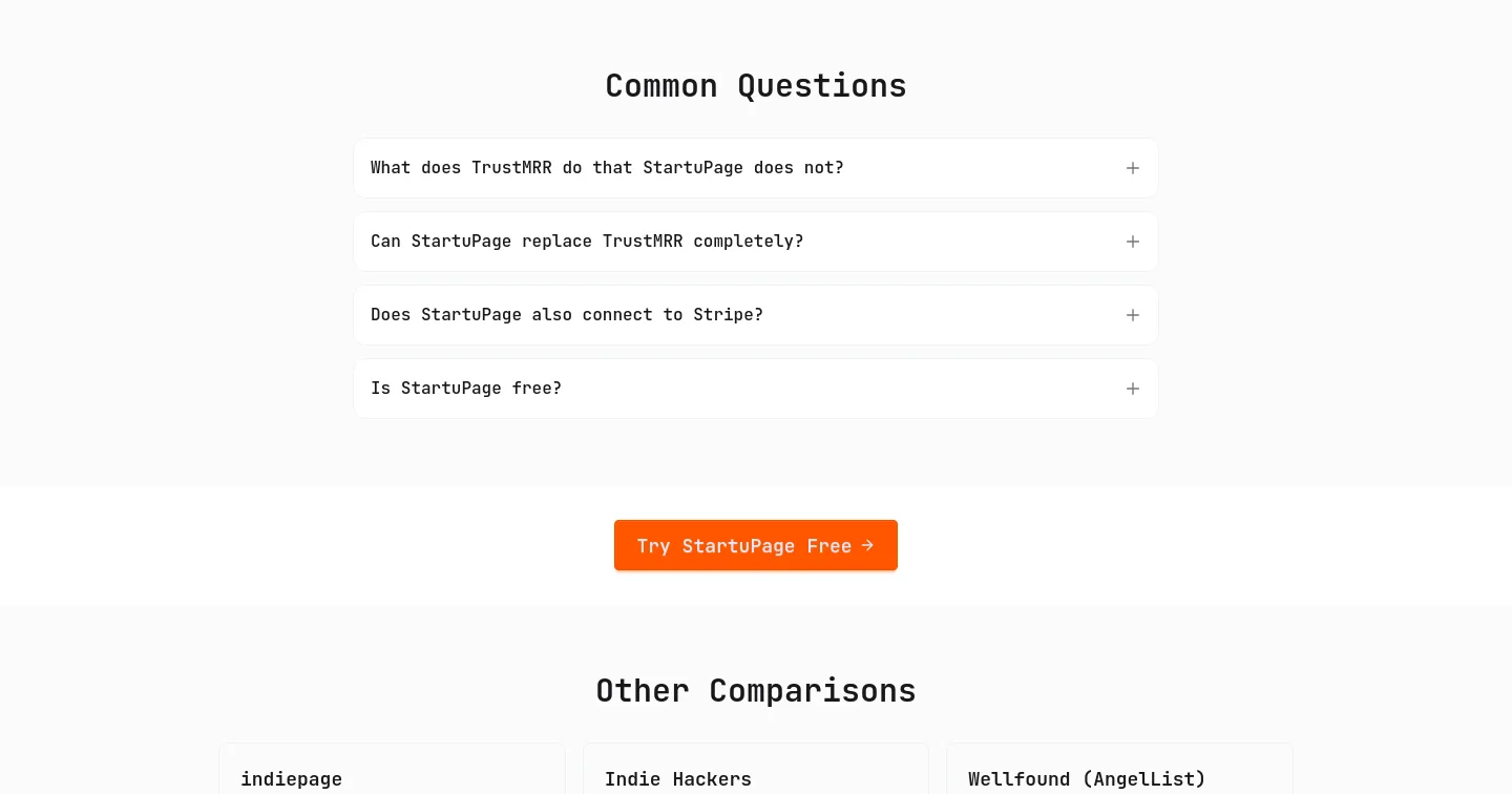 startupa.ge FAQ section