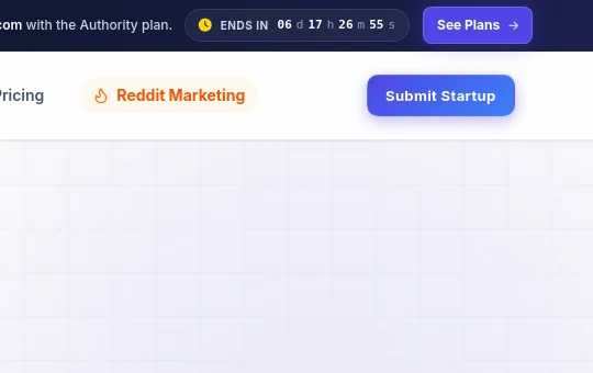 Countdown element from startupsubmit.app
