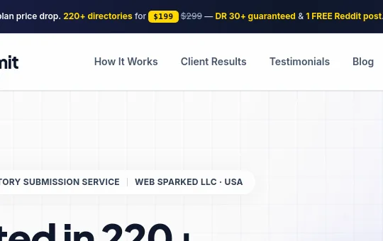 Price anchor element from startupsubmit.app