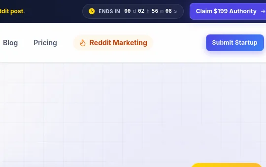 Countdown element from startupsubmit.app