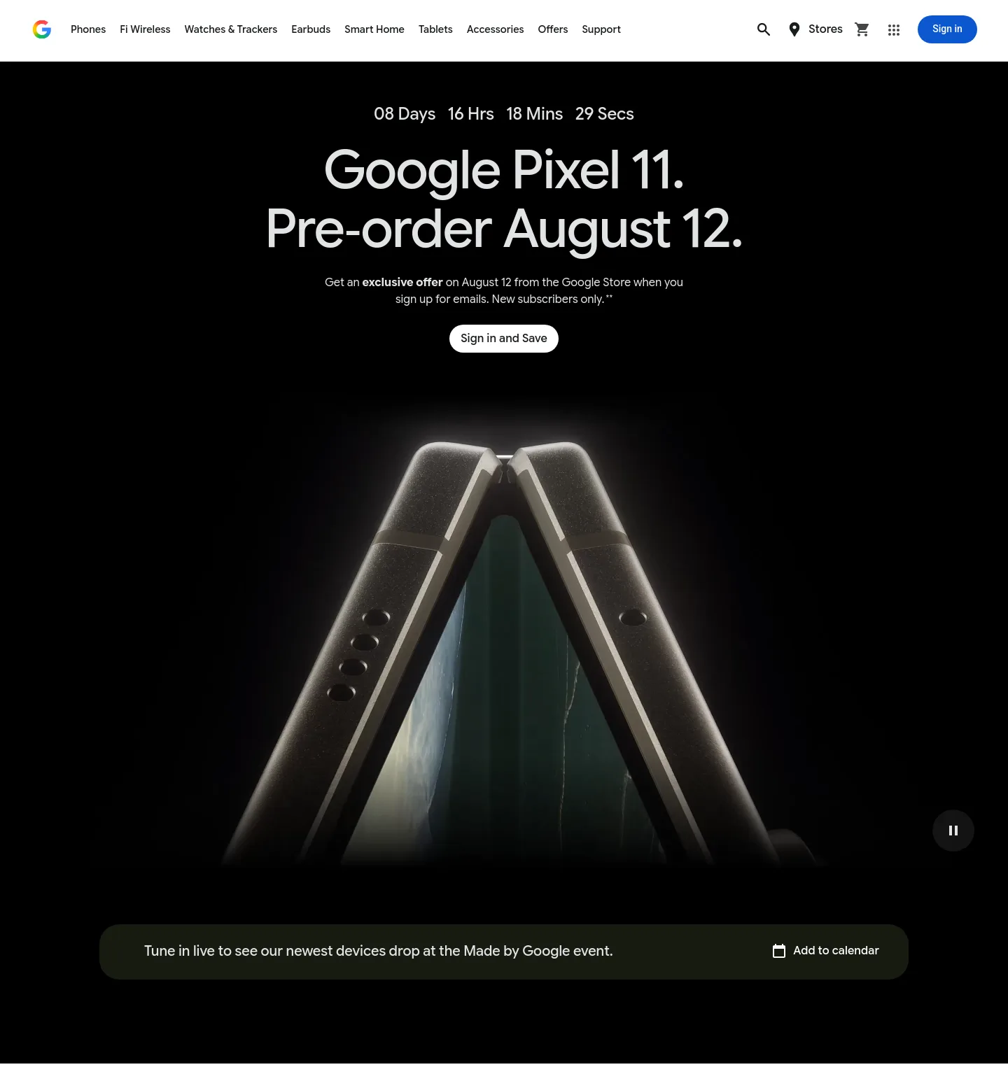 store.google.com — a measured funnel
