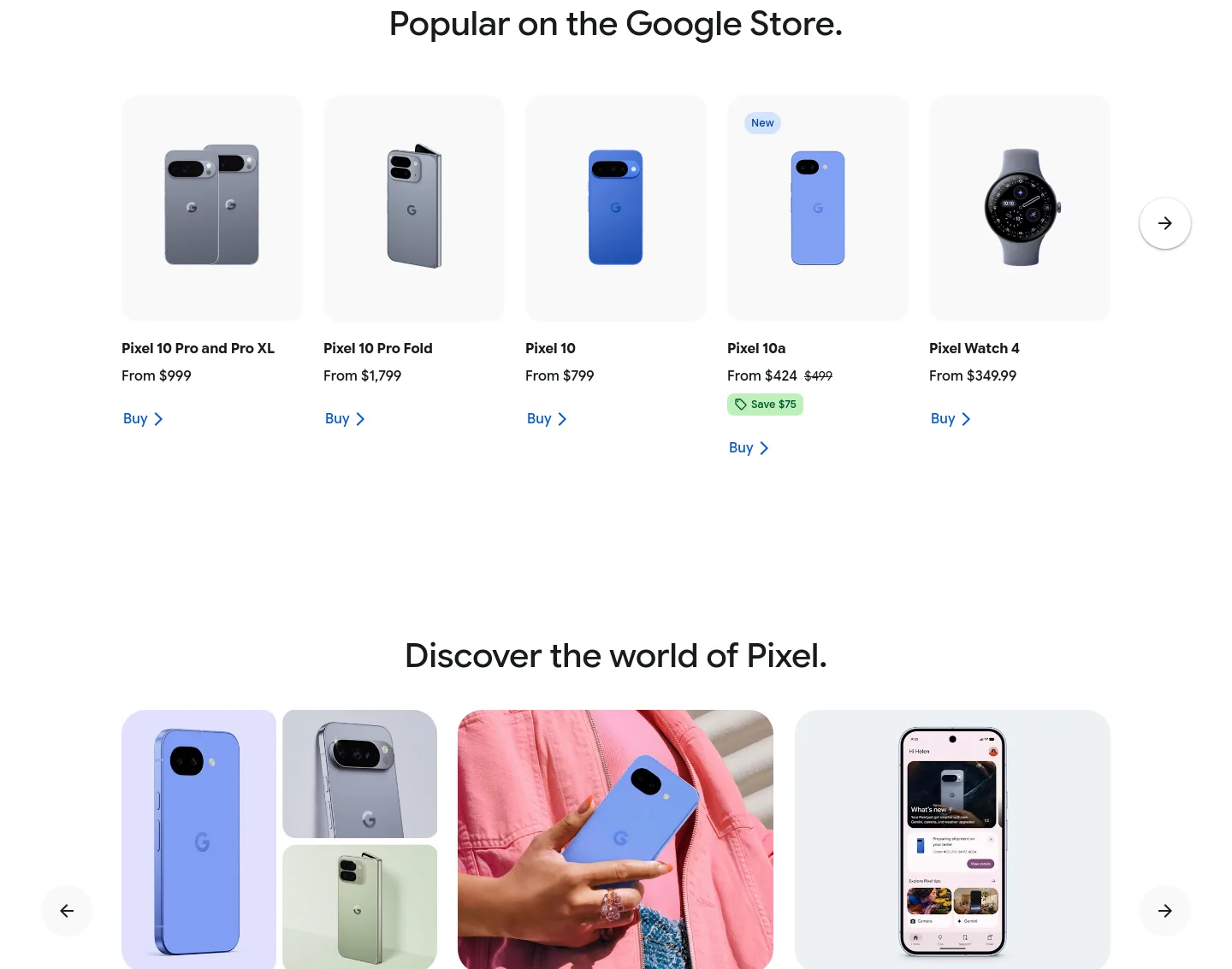 store.google.com — Pricing
