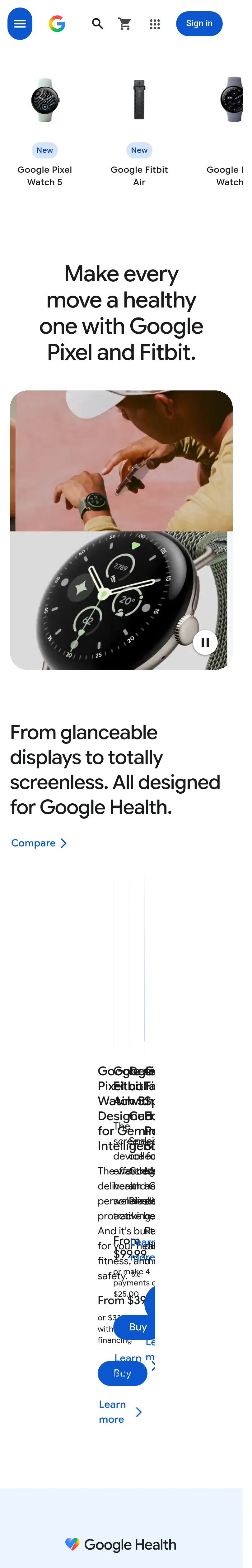store.google.com — a measured funnel