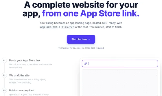 No credit card element from storestand.app