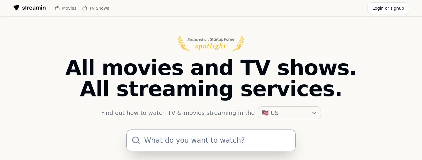 streamin.co — a measured funnel