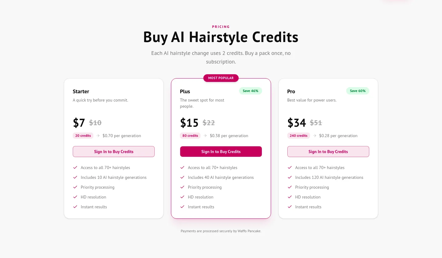 stylecut.app Hero section