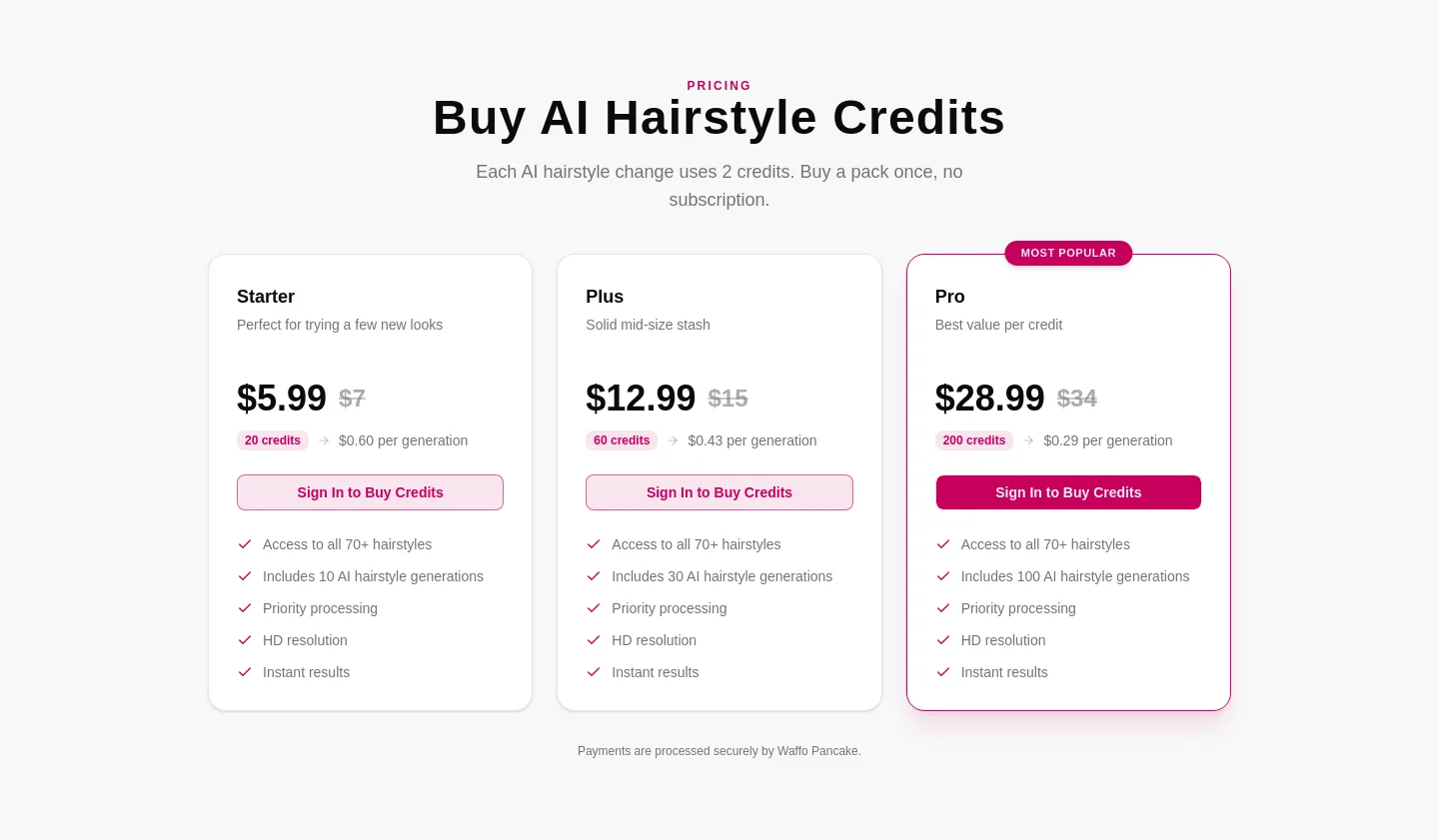 stylecut.app Hero section