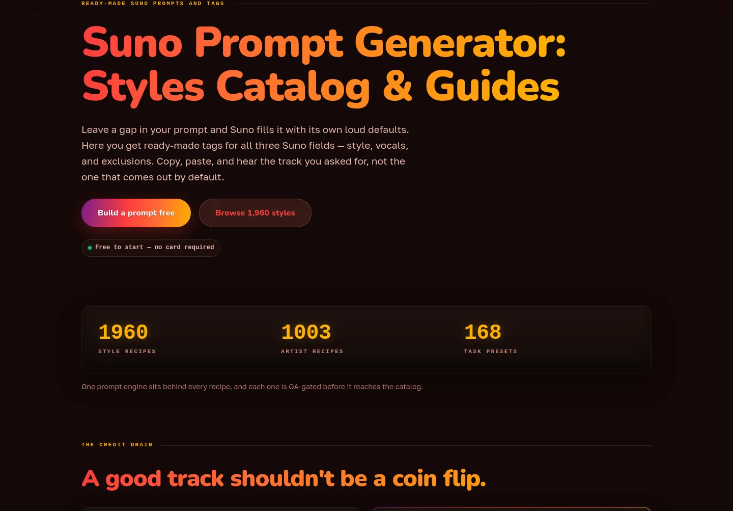 sunomarket.com Hero section