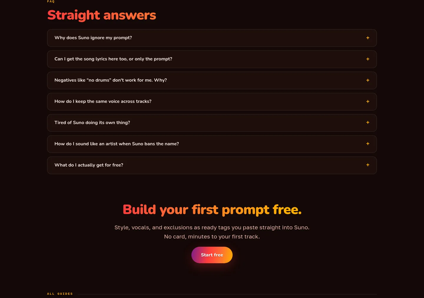 sunomarket.com — FAQ