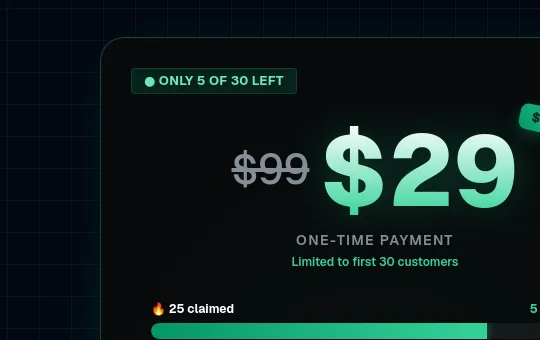 Price anchor element from supawazap.com
