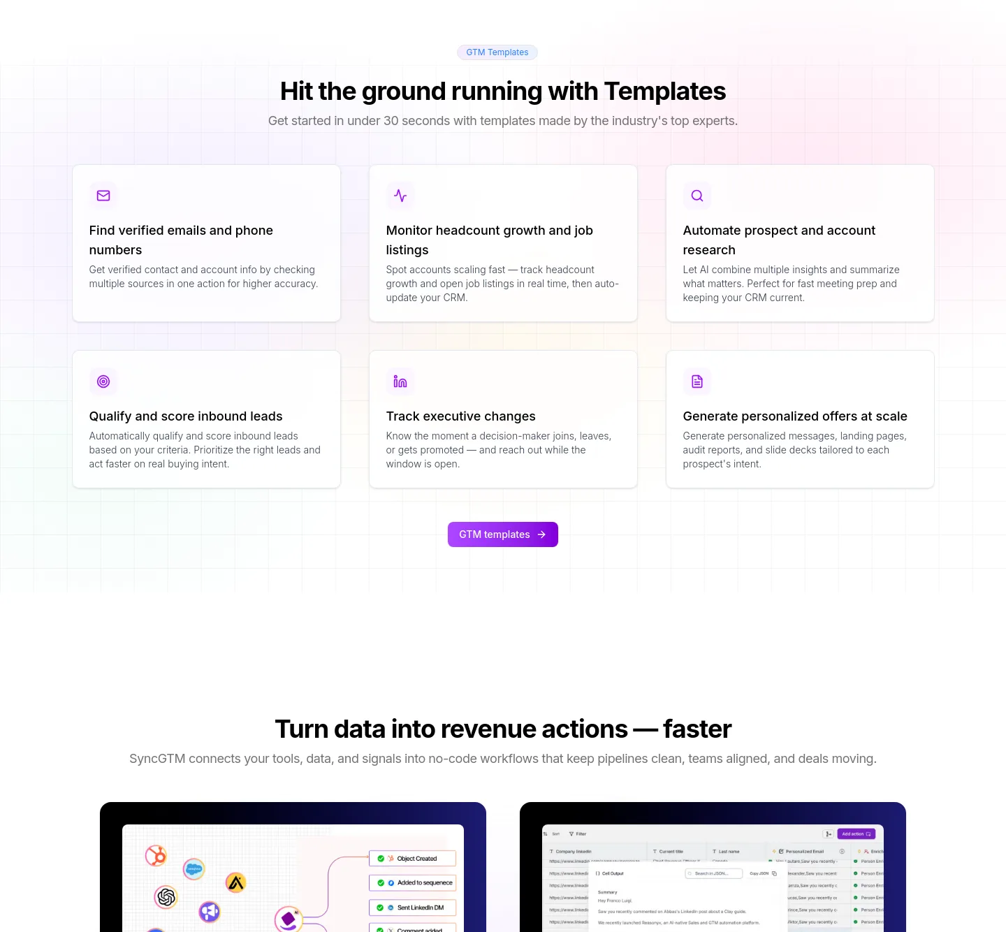 syncgtm.com — Features