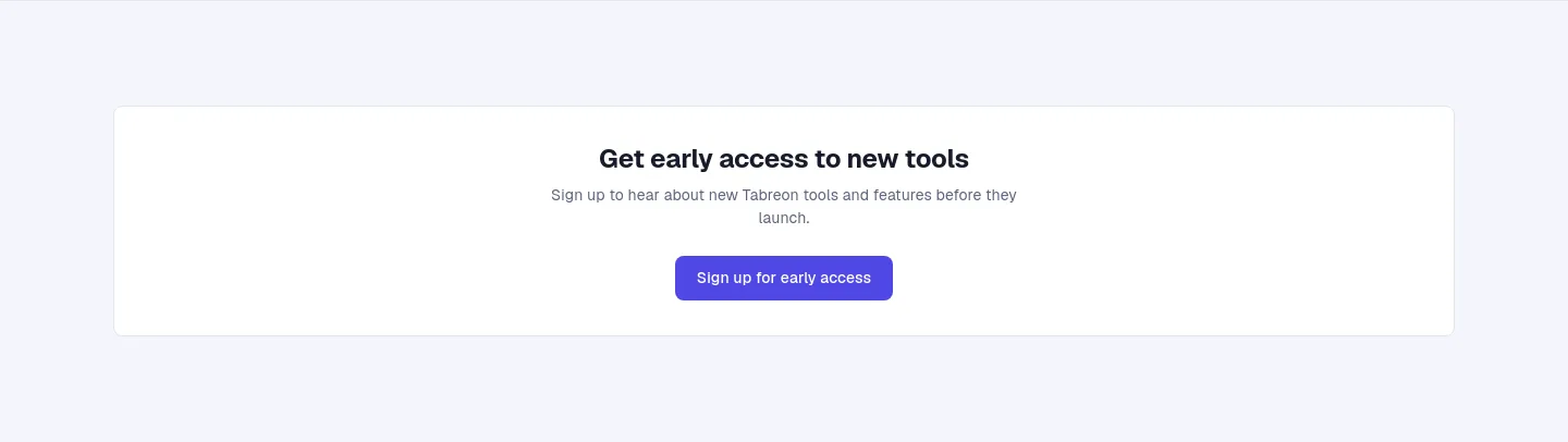 tabreon.com — CTA