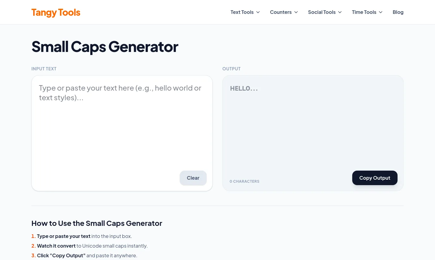 tangytools.com — a measured funnel