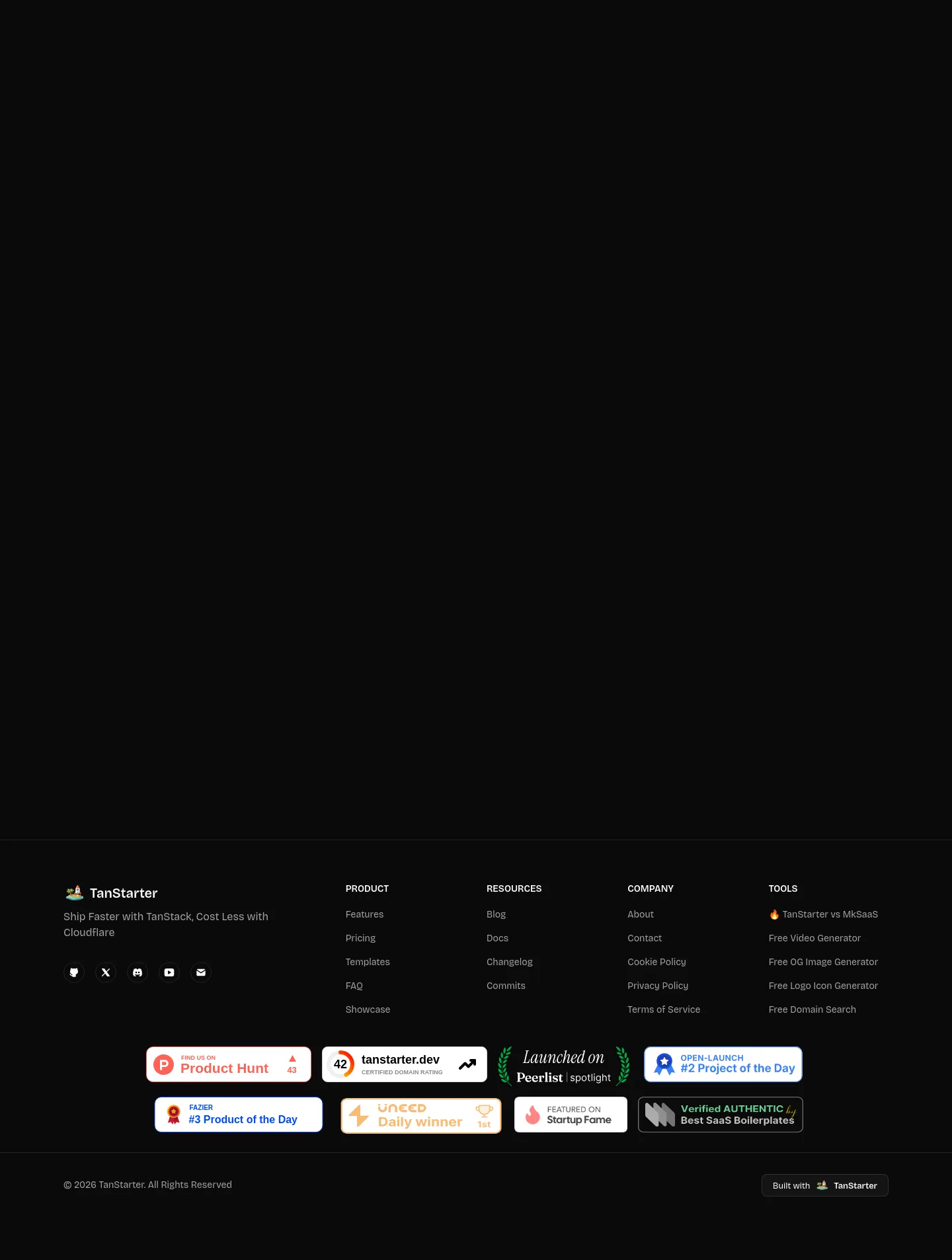 tanstarter.dev — Logo Wall