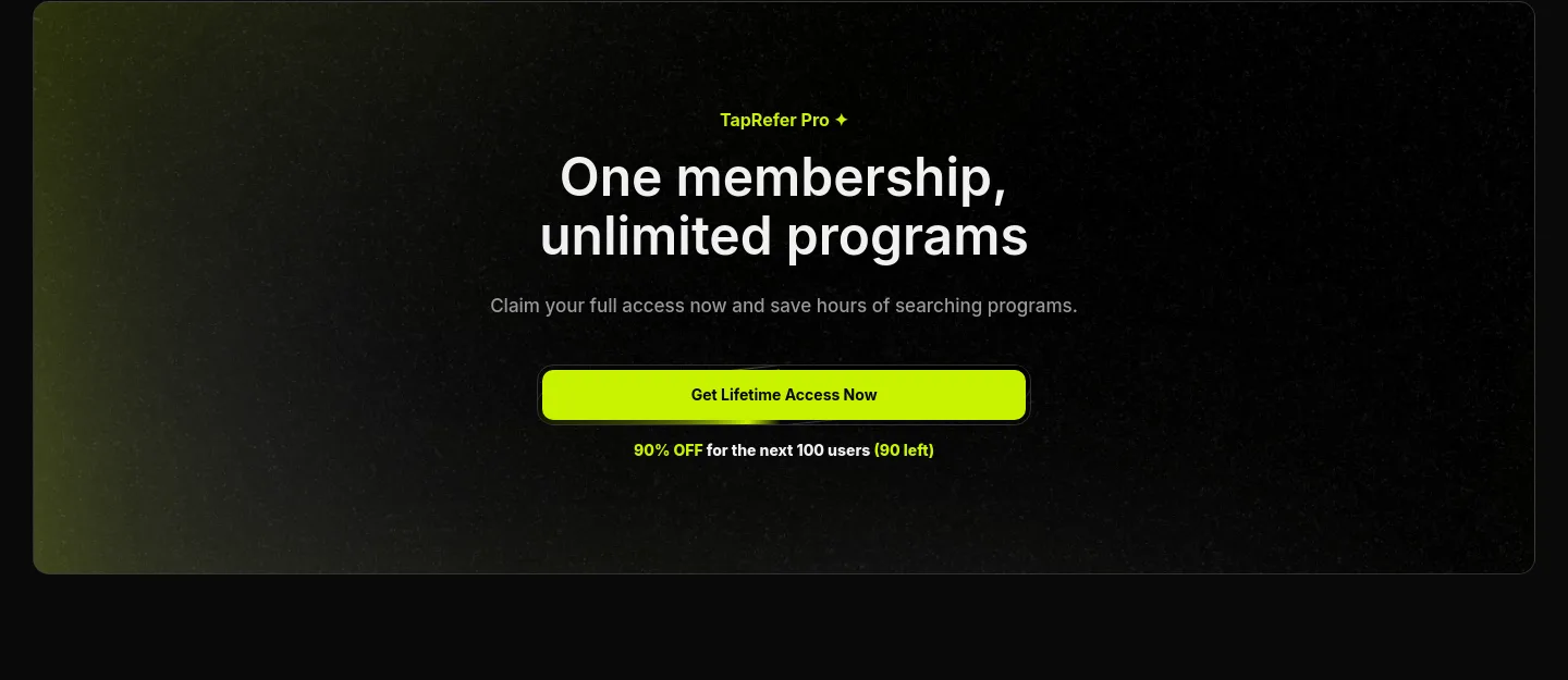 taprefer.com — a real Stats section