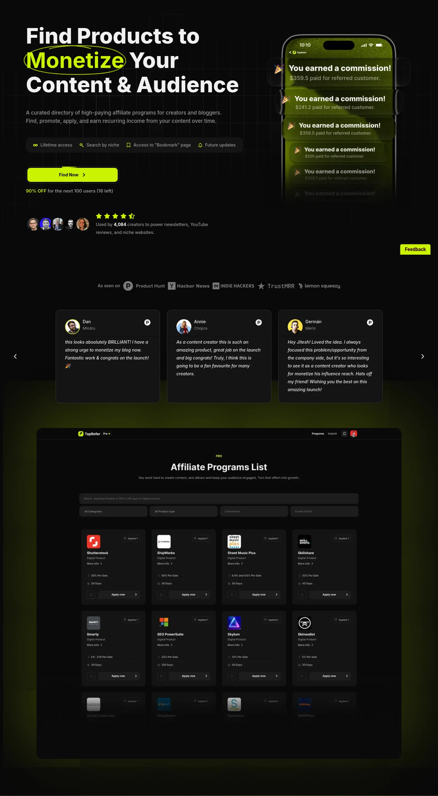 taprefer.com — Hero