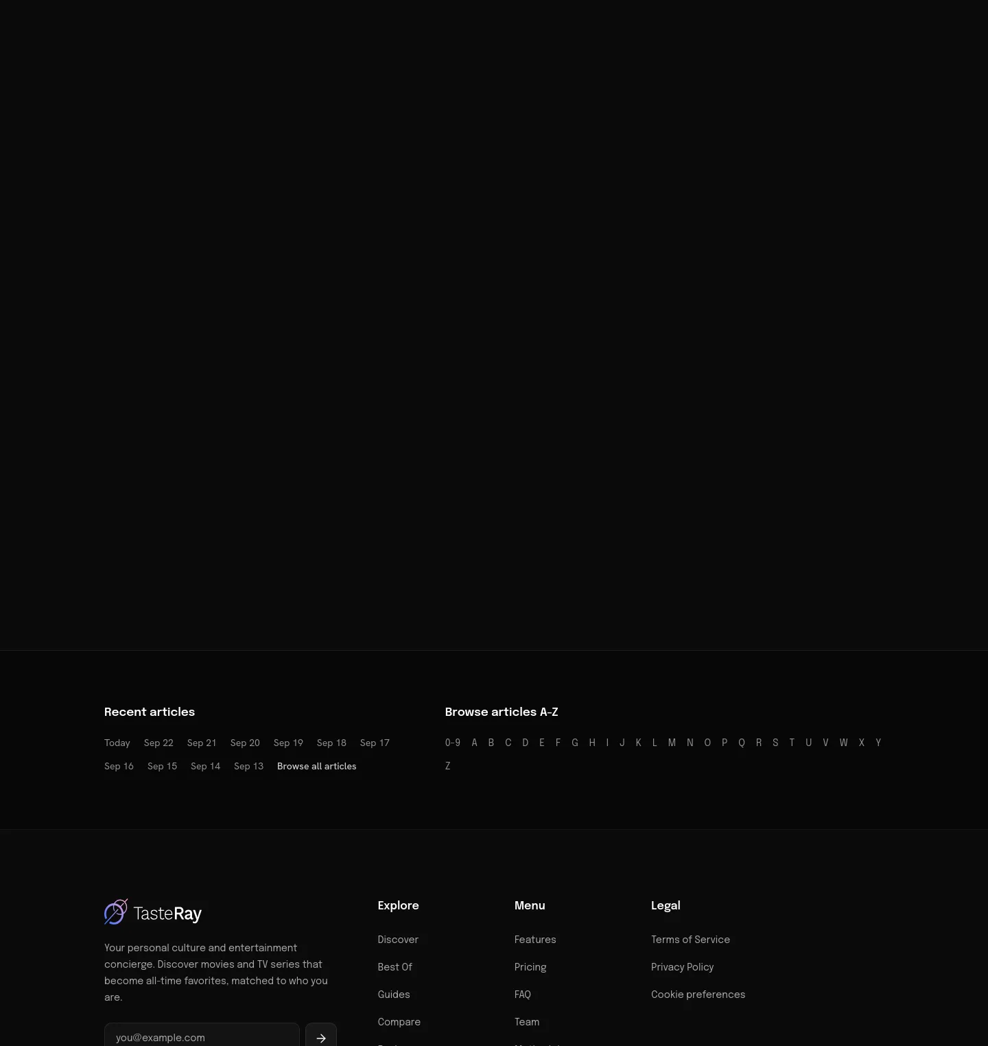 tasteray.com — FAQ