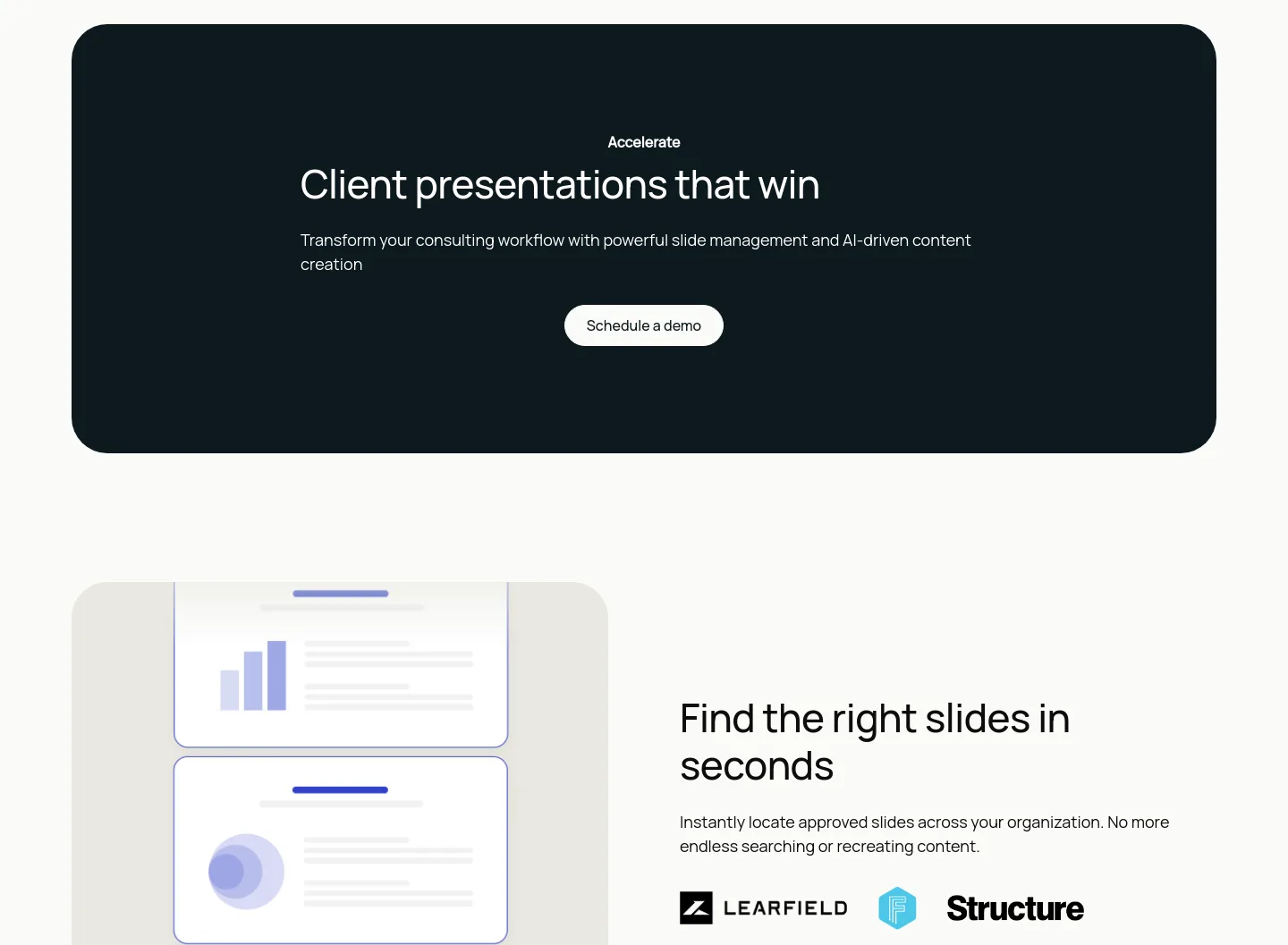 teamslide.com Hero section