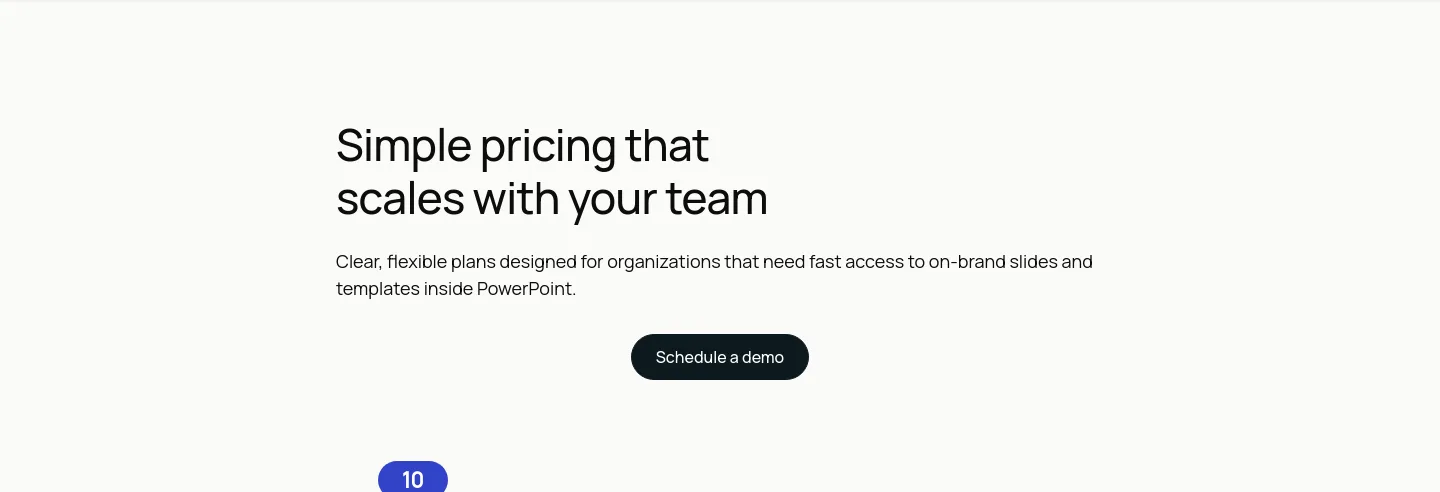 teamslide.com Hero section