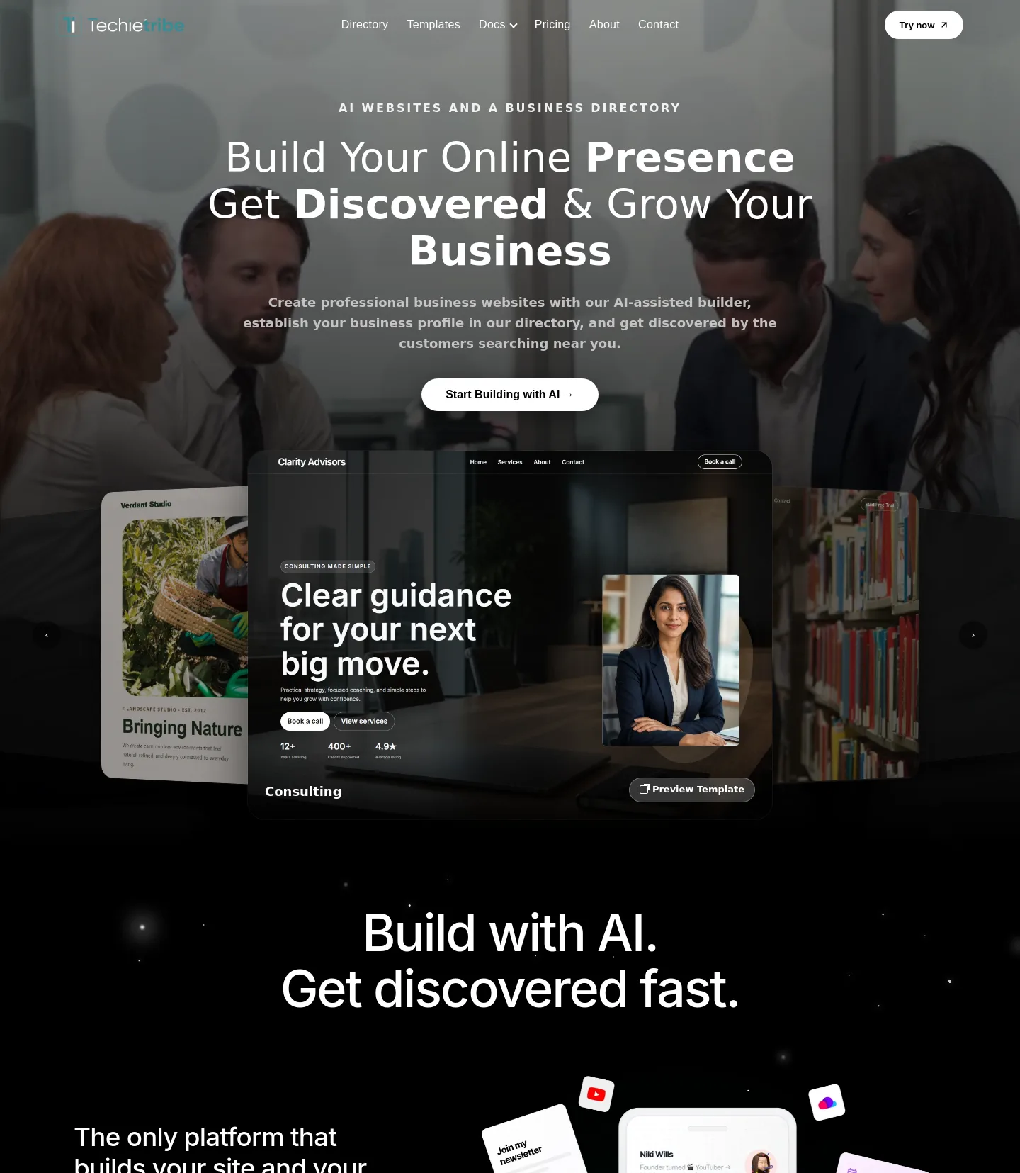 techietribe.ai — Hero