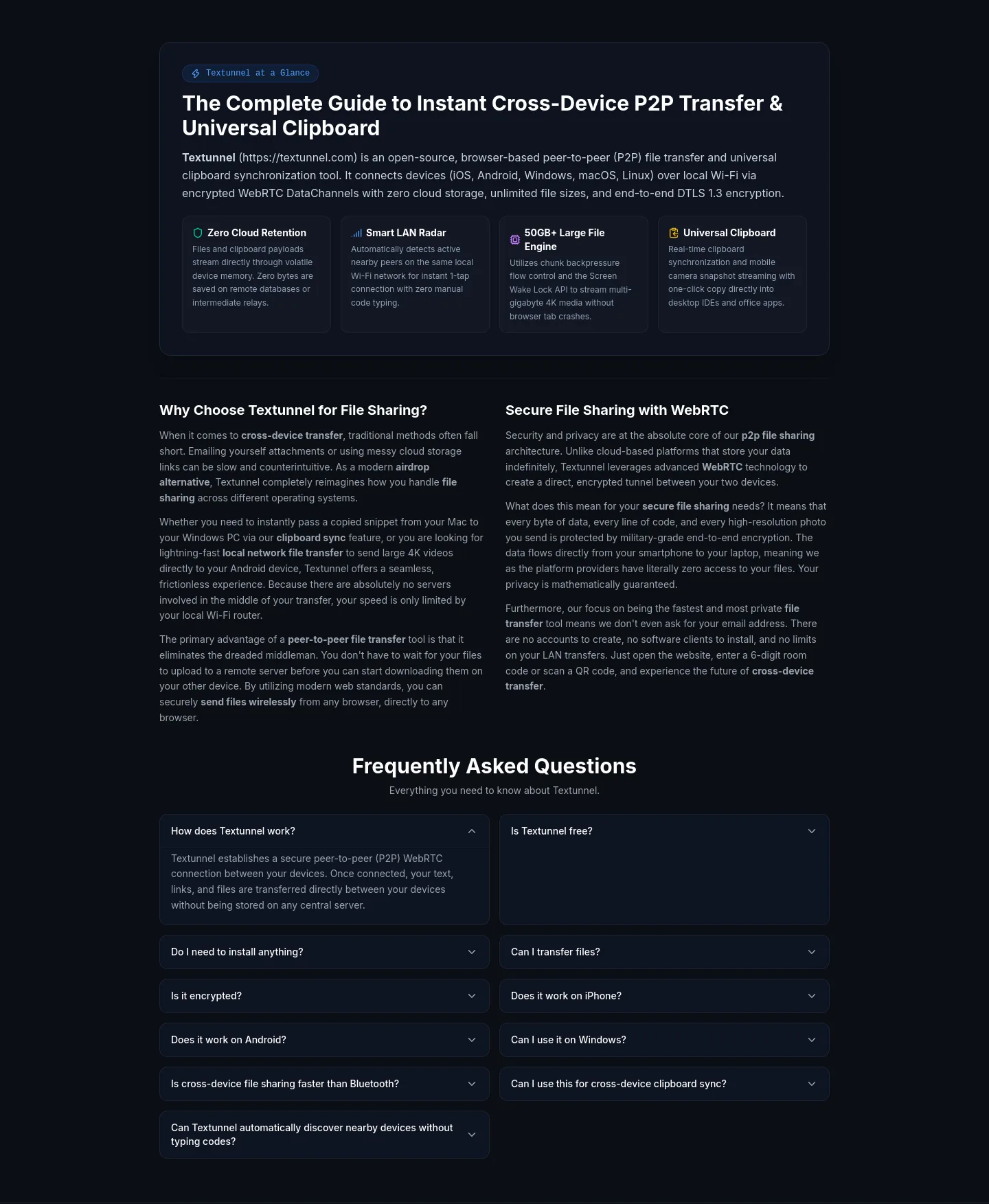 textunnel.com — FAQ