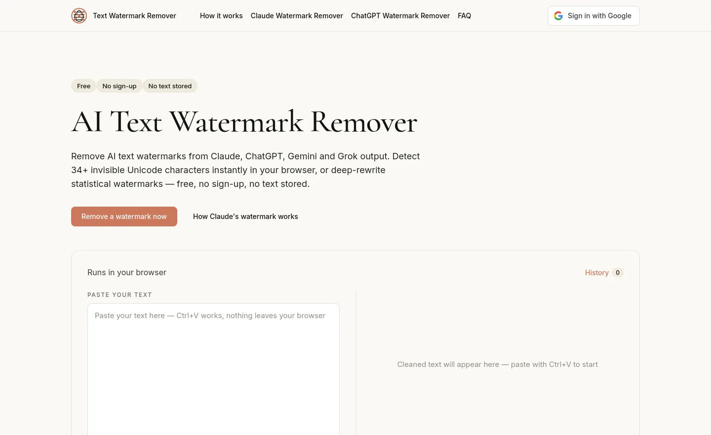 textwatermarkremover.org — a measured funnel