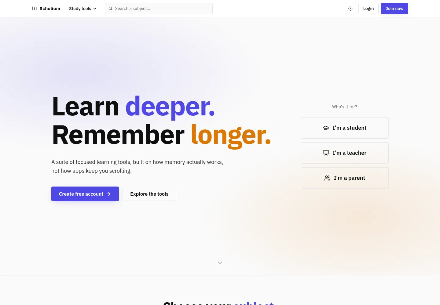 thescholium.com — a measured funnel