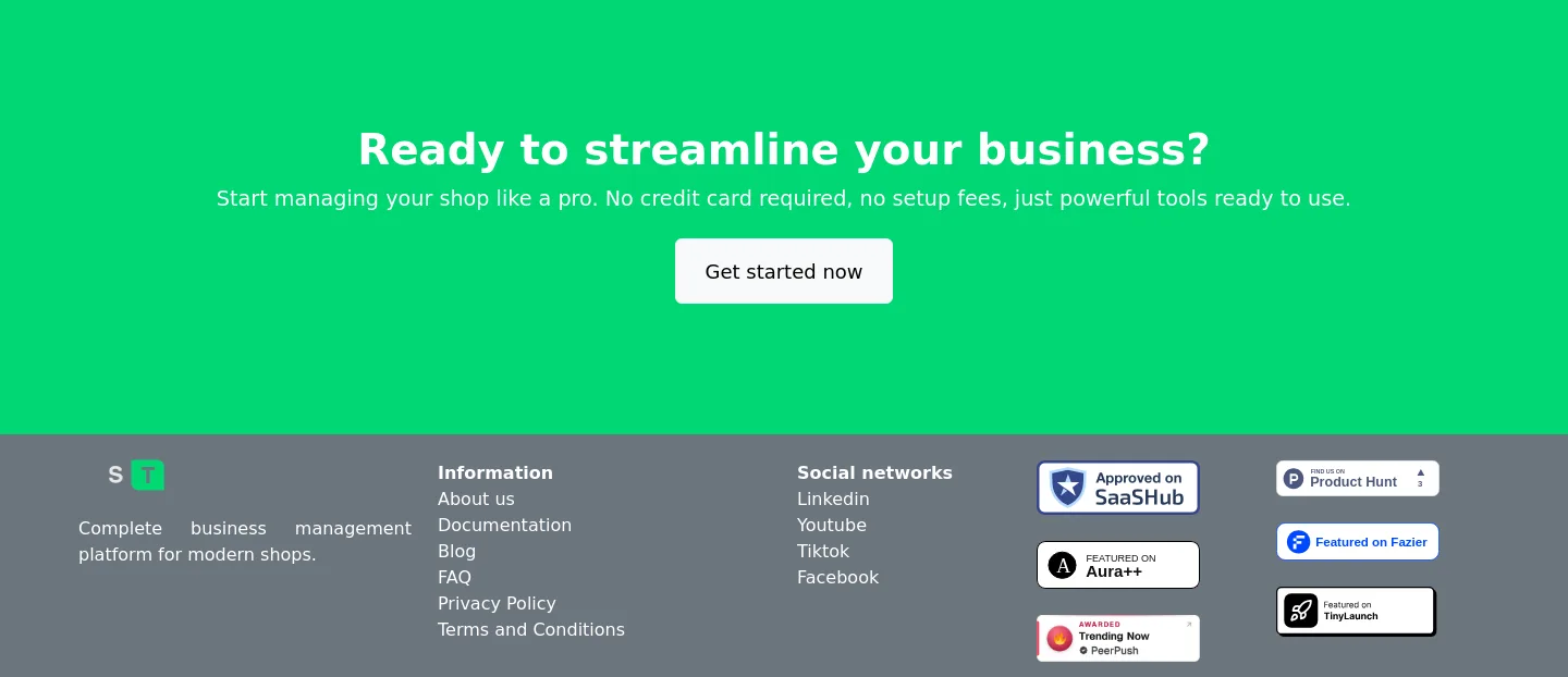 theshoptools.com — a real CTA section