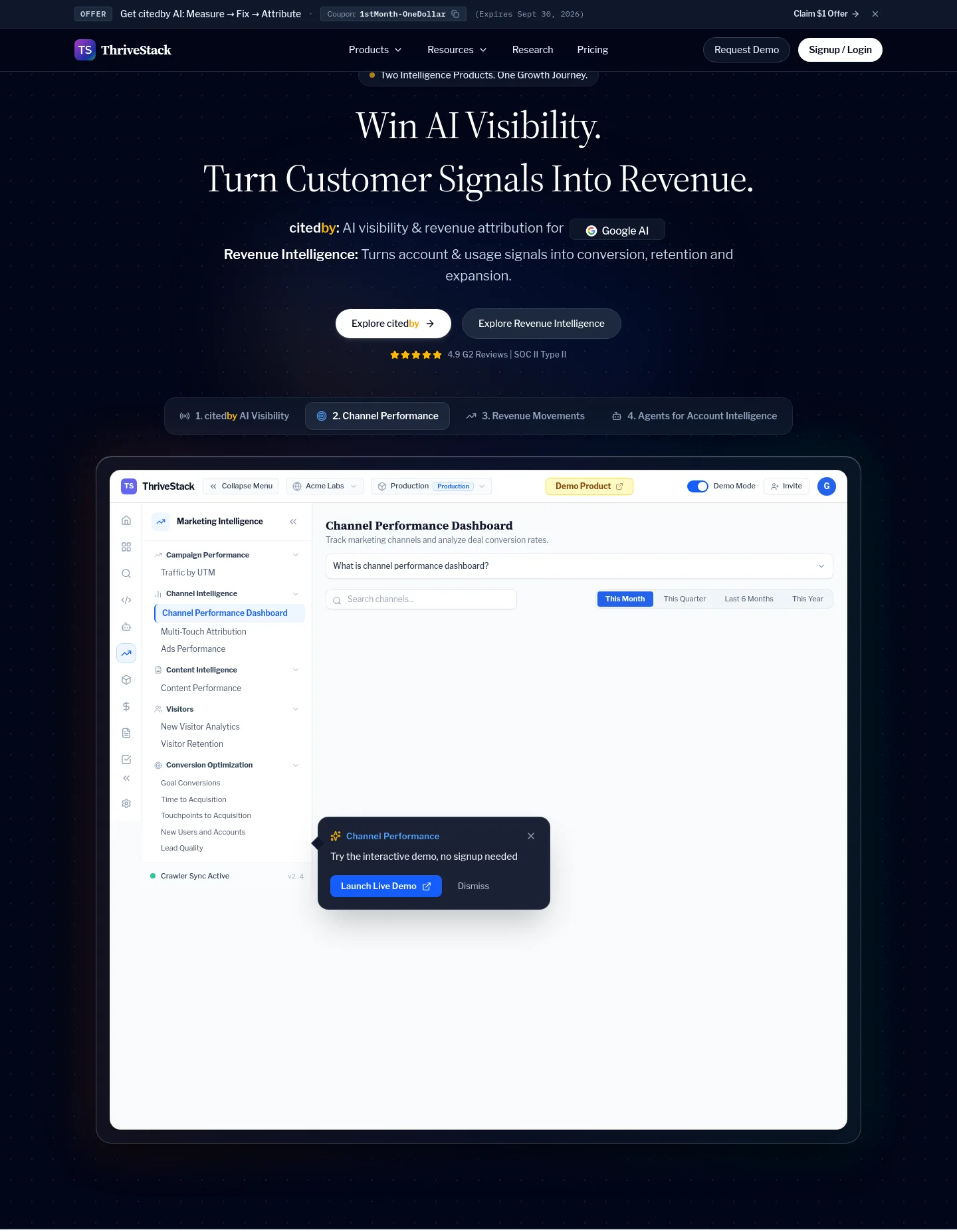 thrivestack.ai — Hero