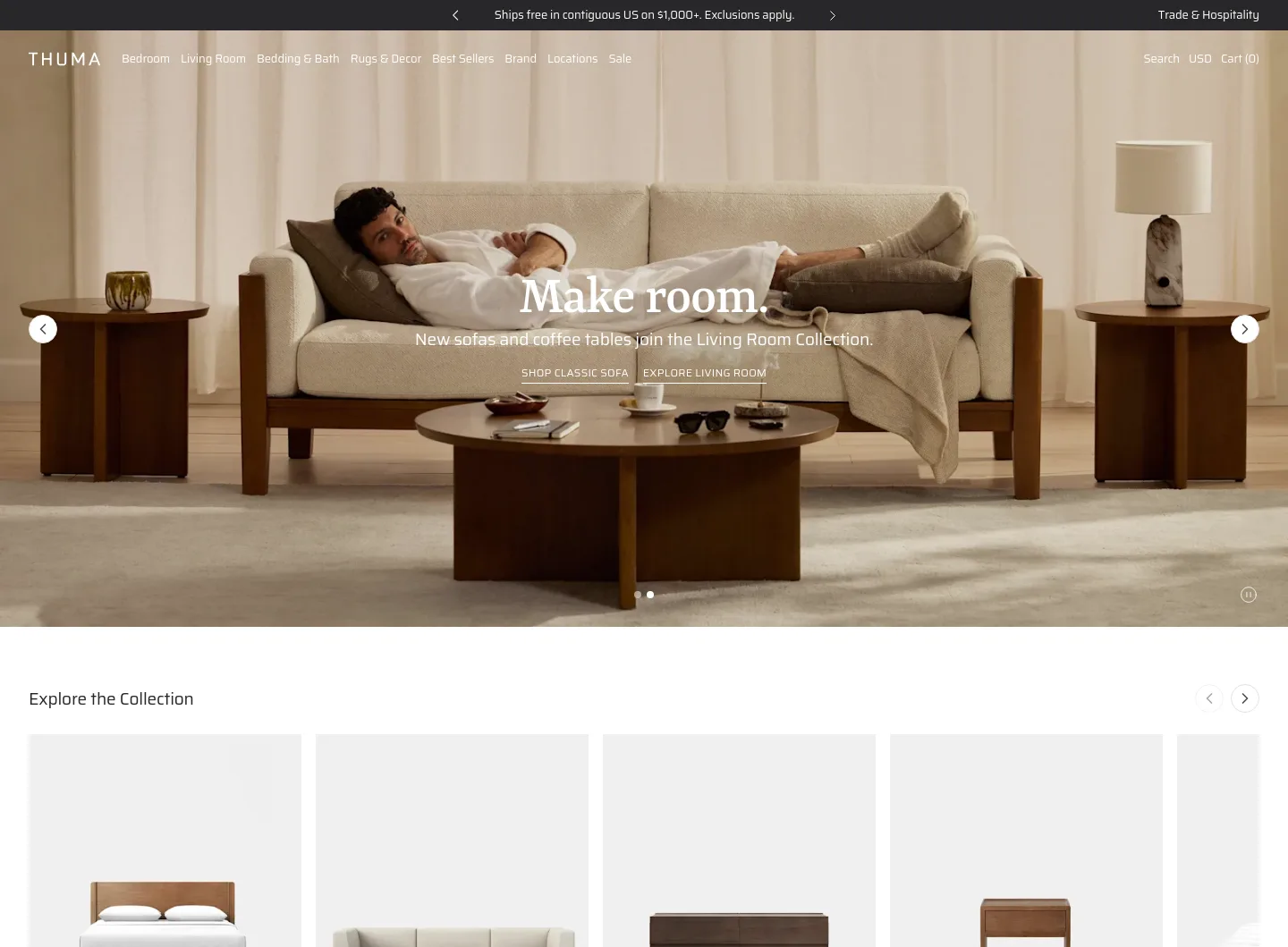 thuma.co — a measured funnel