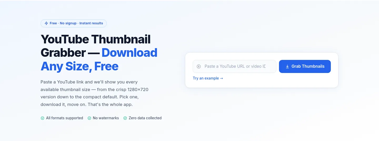 thumbnailgrab.site — Hero
