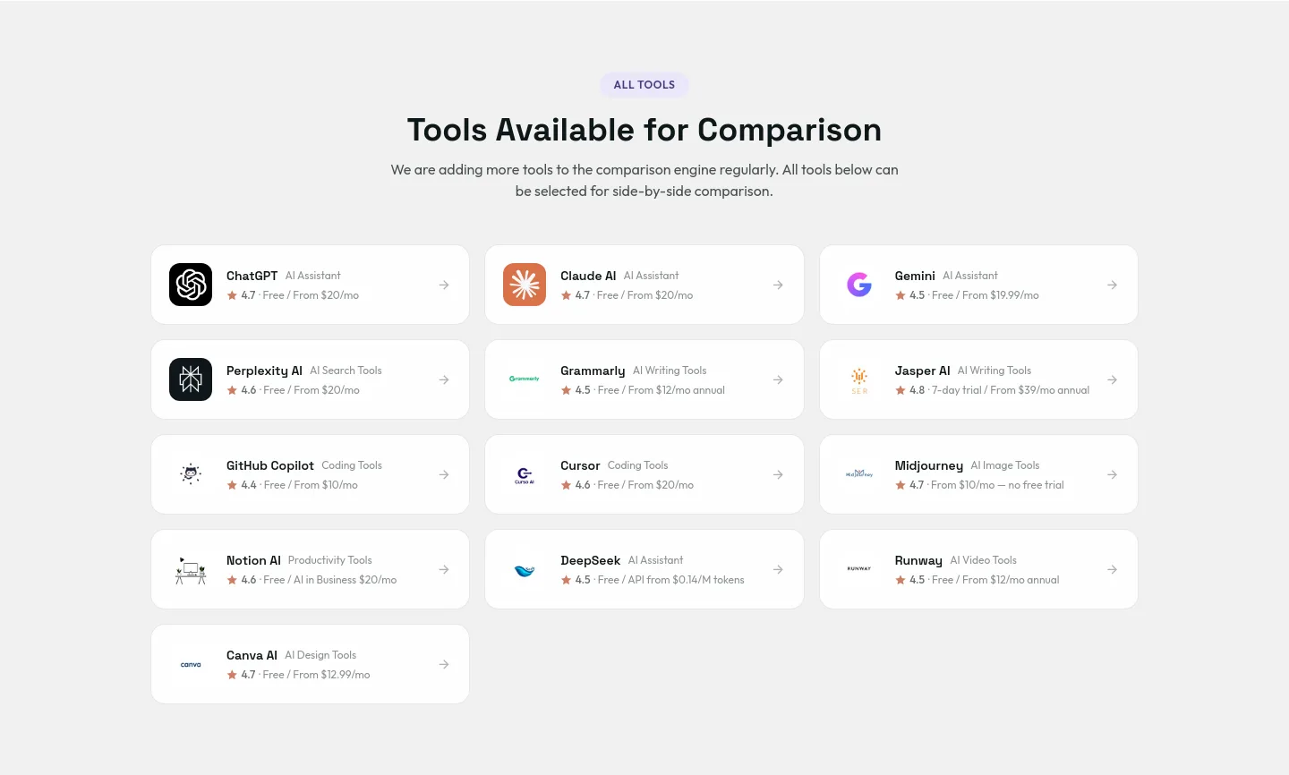 toollibraryonline.com — Pricing