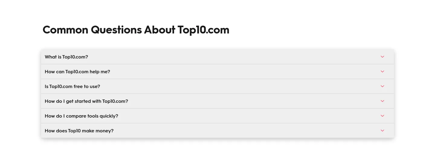 top10.com — FAQ
