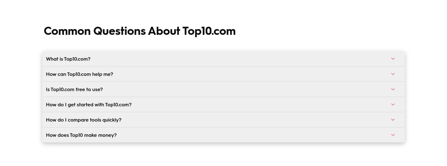 top10.com — FAQ