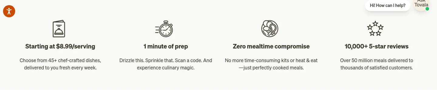 tovala.com — Features