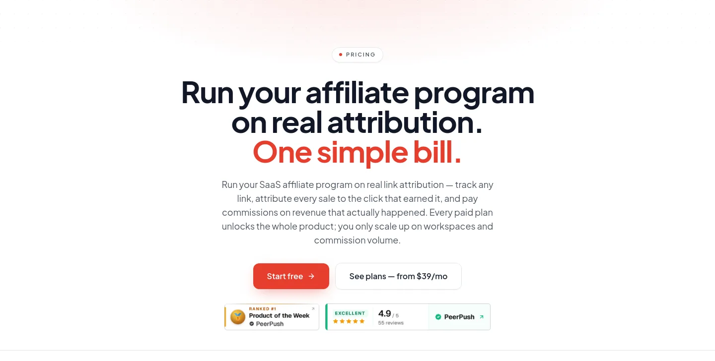 trackrev.io Hero section