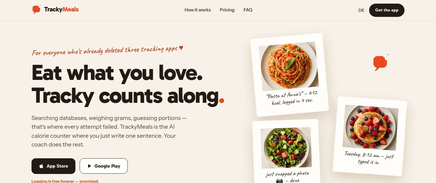 trackymeals.com
