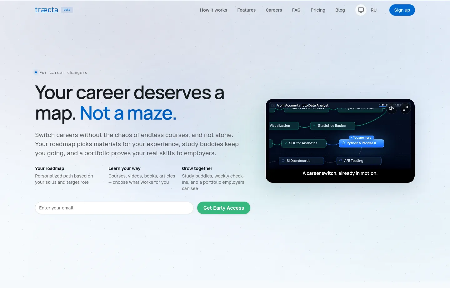 traecta.com — Hero
